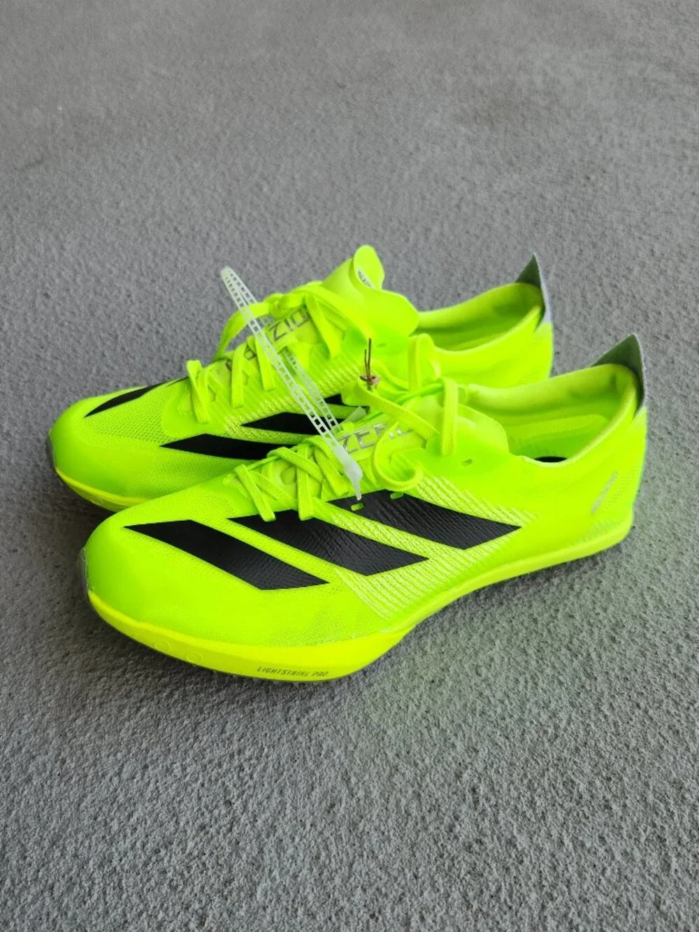 Adidas Adizero Finesse Lucid Lemon Track Spikes Shoes IG 2018 Men's Size 11.5 US